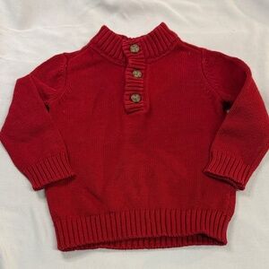 Carter's - Red Button-Up Sweater
